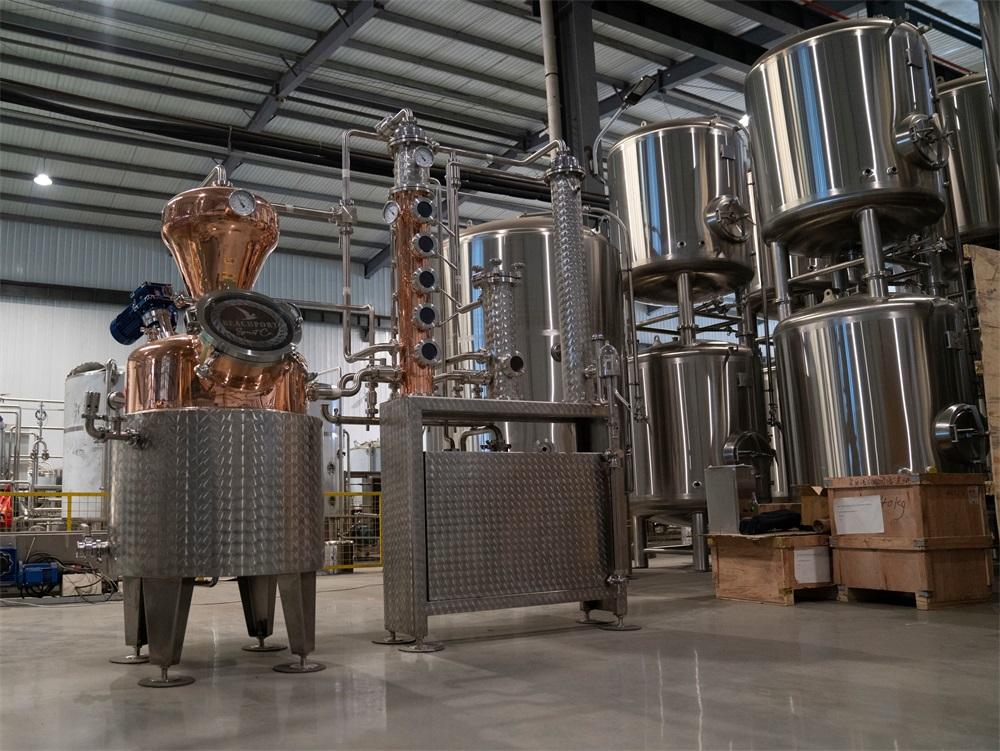 200L distillery, red copper still, TIANTAI brewery equipment, still whiskey, still Gin, still vodka, distillery equipment, distillery machine, brewhouse, mash tun, fermentation tank